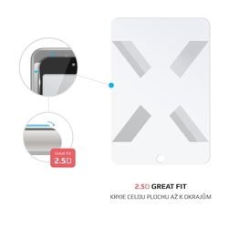 Ochranné tvrzené sklo FIXED pro Apple iPad 10,2 (2019/2020/2021), čiré