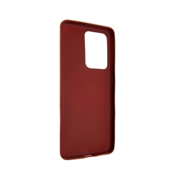 Zadní pogumovaný kryt FIXED Story pro Samsung Galaxy S20 Ultra, červený