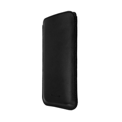 Tenké pouzdro FIXED Slim vyrobené z pravé kůže pro Apple iPhone 11 Pro/XS/X, černé 