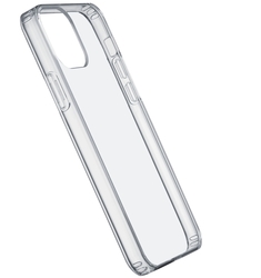 Zadní kryt s ochranným rámečkem Cellularline Clear Duo pro iPhone 12/12 Pro, transparentní