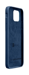Ochranný silikonový kryt Cellularline Sensation pro Apple iPhone 12 Pro Max, navy blue