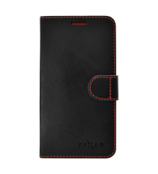 Pouzdro typu kniha FIXED FIT pro Xiaomi Redmi 9, černé