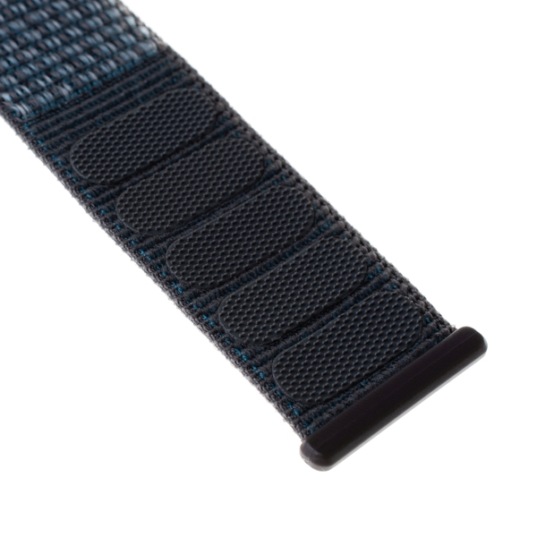 Nylonový řemínek FIXED Nylon Strap pro Apple Watch 38/40/41 mm, temně šedý