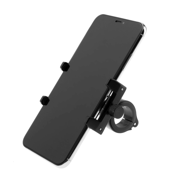 Hliníkový držák mobilního telefonu na kolo FIXED Bikee ALU, černý