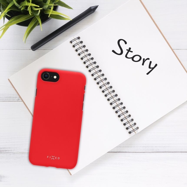 Zadní pogumovaný kryt FIXED Story pro Xiaomi Redmi Note 11 Pro/Note 11 Pro 5G, červený