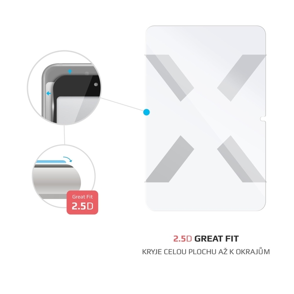 Ochranné tvrzené sklo FIXED pro Samsung Galaxy Tab S8, čiré