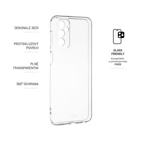 TPU gelové pouzdro FIXED pro Samsung Galaxy M23 5G, čiré