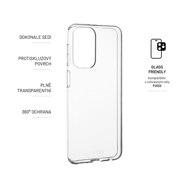 TPU gelové pouzdro FIXED pro Samsung Galaxy A23, čiré