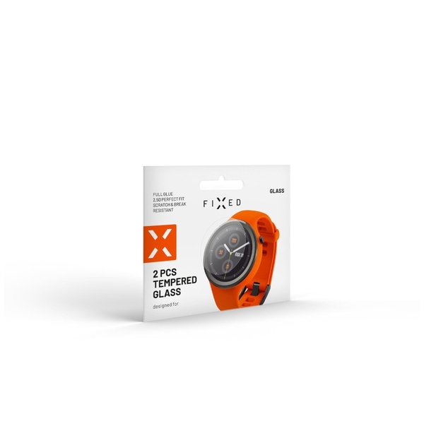 Ochranné tvrzené sklo FIXED pro smartwatch Garmin Fénix 7 47mm/Epix PRO, 2ks v balení, čiré