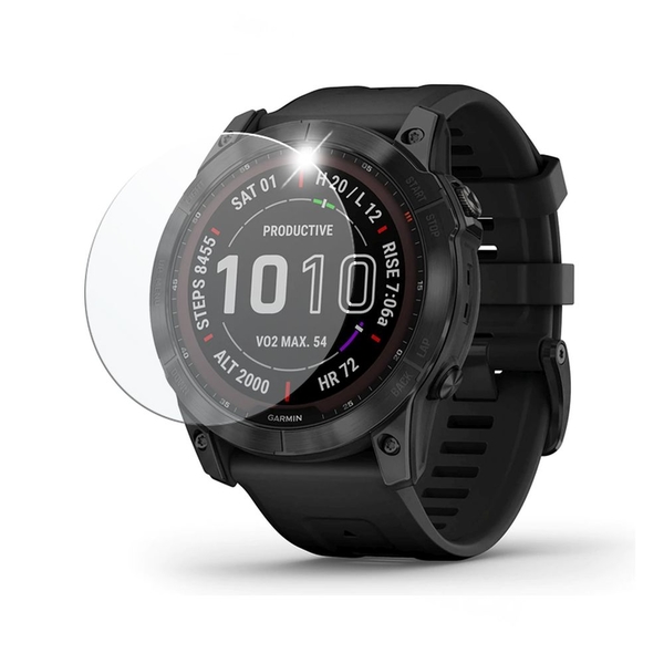 Ochranné tvrzené sklo FIXED pro smartwatch Garmin Fénix 7 51mm, 2ks v balení, čiré