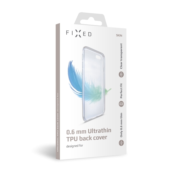 Ultratenké TPU gelové pouzdro FIXED Skin pro Asus Zenfone Max M1 (ZB555), 0,6 mm, čiré