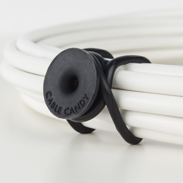 Kabelový organizér Cable Candy Tie, 3ks, černý