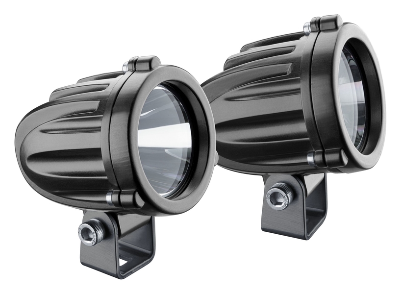 Sada přídavného LED osvětlení Interphone pro motocykly, 2 x 10W, černé