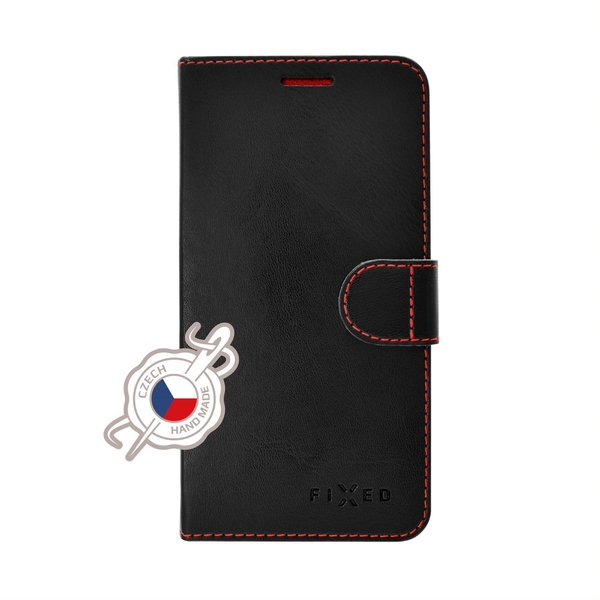 Pouzdro typu kniha FIXED FIT pro Xiaomi Redmi 9A/9A 2022, černé